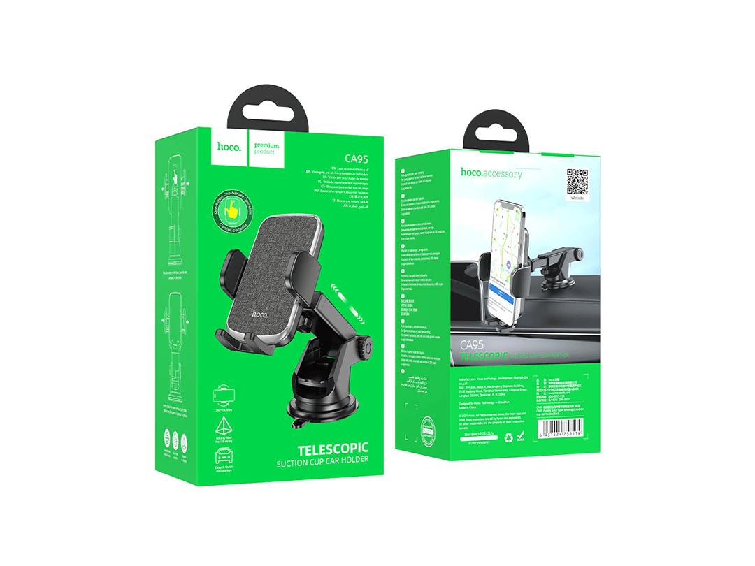Hoco CA95 Polaris For Dashboard Car Holder in Qatar Hoco CA95 Polaris For Dashboard Car Holder in Qatar